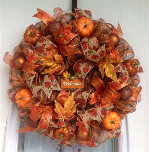 fall mesh wreaths